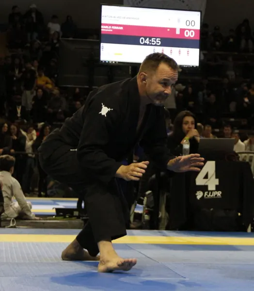 Professor Airton Andrade em competição