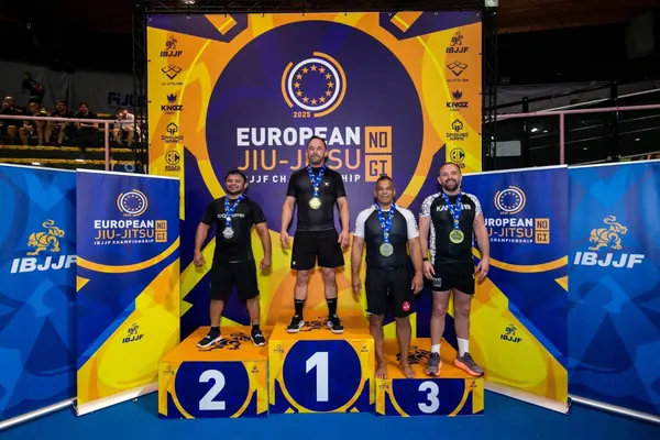 Professor Airton em 1º lugar no Europeu IBJJF NoGi 2025